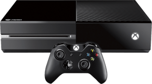The Xbox One from the front