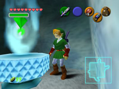 Zelda OOT Ingame with grown up Link 